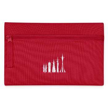 Les plus hauts gratte-ciel Nuages Bâtiments Méga tours - Trousse - rouge - Devant