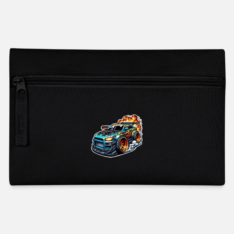 Sportwagen Tuning Auto - Federtasche - Schwarz