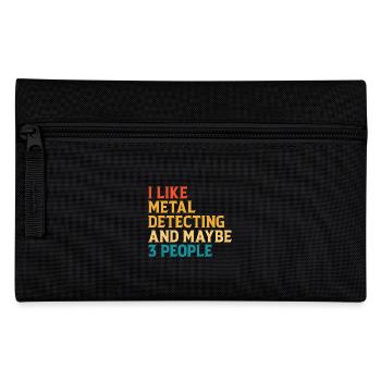 J’aime la détection de métaux et peut-être 3 personnes - Trousse - noir - Devant