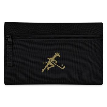 Giraffe Eishockey Silhouette Minimalistisch - Federtasche - Schwarz - Vorne