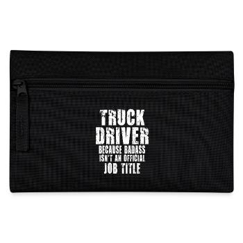Truck Driver Because - Trousse - noir - Devant