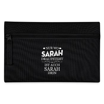 Sarah - Federtasche - Schwarz - Vorne