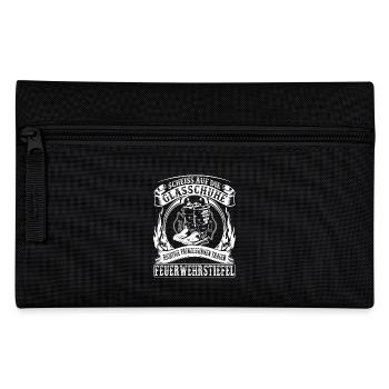 Feuerwehrstiefel - Federtasche - Schwarz - Vorne
