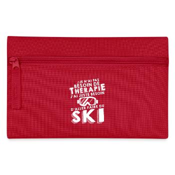 Thérapie - Ski - Trousse - rouge - Devant