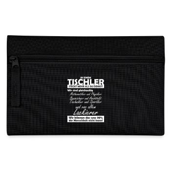 Tischler - Federtasche - Schwarz - Vorne