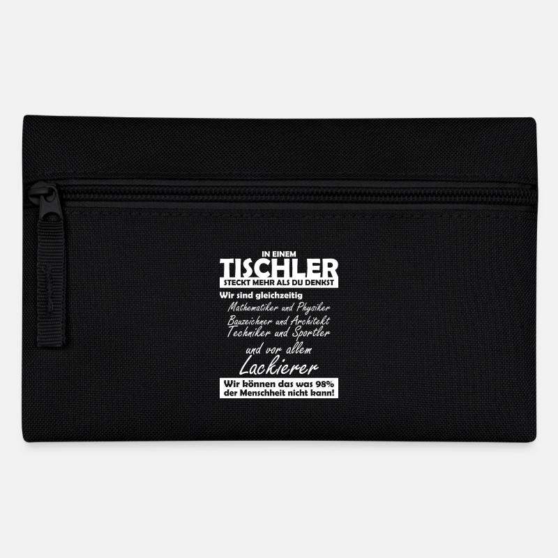 Tischler - Federtasche - Schwarz
