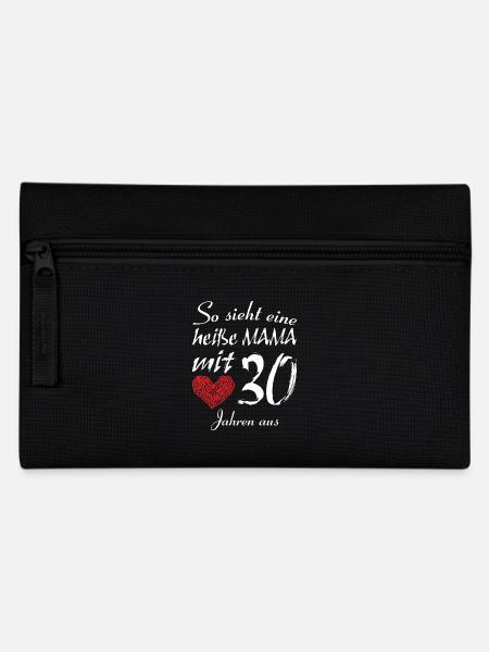 Heiße Mama mit 30 - Federtasche - Schwarz