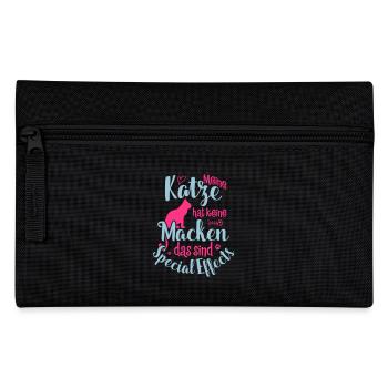 Katze Special Effects, keine Macken - Federtasche - Schwarz - Vorne