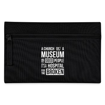 Church Museum - Pencil Case - black - Front