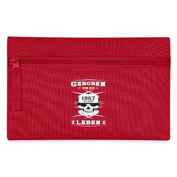 Old School 1967 - Federtasche - Rot - Vorne