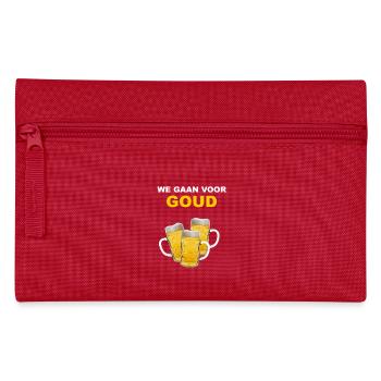 NOUS ALLONS DE L'OR - Trousse - rouge - Devant