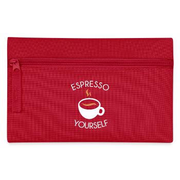 Espresso yourself - Federtasche - Rot - Vorne