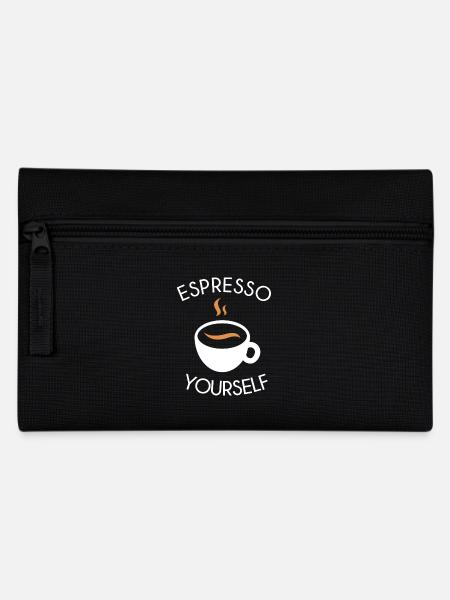 Espresso yourself - Federtasche - Schwarz