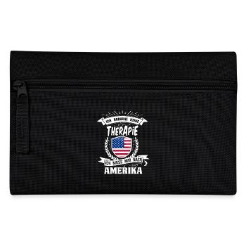 I do not need a therapy America USA - Pencil Case - black - Front