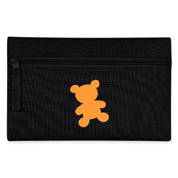 teddybaer teddy baer grizzly braunbaer schwarzbaer - Federtasche - Schwarz - Vorne