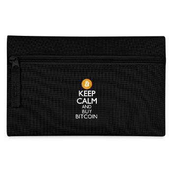 Keep calm and buy Bitcoin! - Pencil Case - black - Front