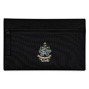 CHRISTMAS/WINE LOVERS I m full of holiday spirit - Pencil Case - black - Front