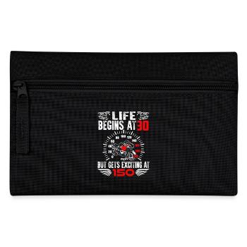 Birthday Superbike · 30 years · Shirt · Speedometer - Pencil Case - black - Front