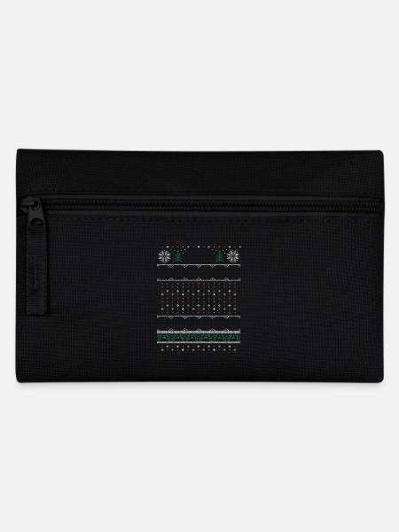 Ugly Christmas Sweater - Federtasche - Schwarz