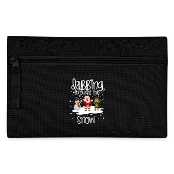 Dab Père Noël cadeau de Noël tamponnant - Trousse - noir - Devant