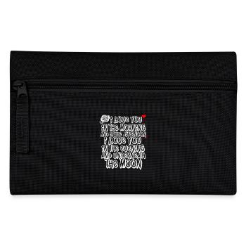 Ich liebe dich - Pencil Case - black - Front