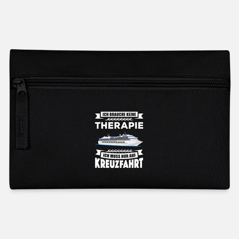 Kreuzfahrt Shirt - Kreuzfahrt Schiff - Geschenk - Federtasche - Schwarz