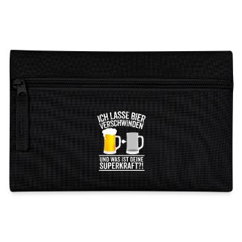 Lustiger Bier Spruch Zauberer Biere Bierfest Witz - Federtasche - Schwarz - Vorne