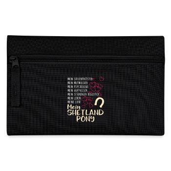 SHETLAND-PONY - mein - Federtasche - Schwarz - Vorne