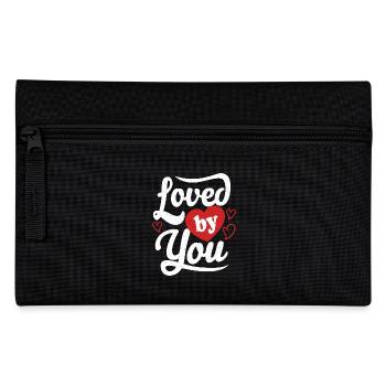 Loved By You Valentinstag Geschenk Liebe - Federtasche - Schwarz - Vorne