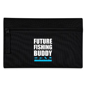 future fishing buddy - Pencil Case - black - Front