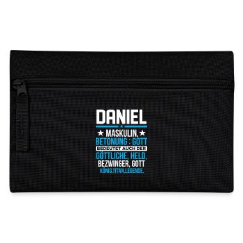 DANIEL - Titan - Federtasche - Schwarz - Vorne
