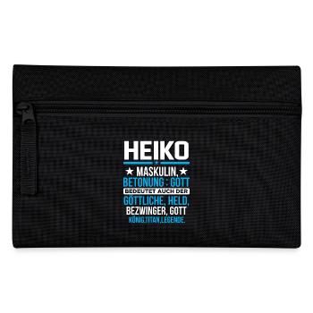 HEIKO - Titan - Federtasche - Schwarz - Vorne