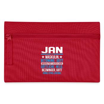JAN - Titan - Federtasche - Rot - Vorne