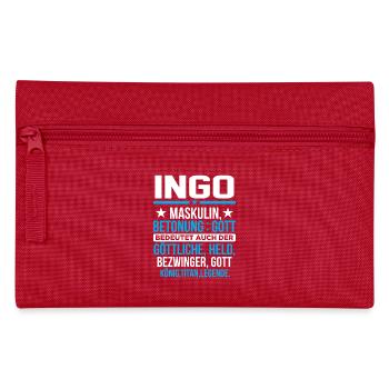INGO - Titan - Federtasche - Rot - Vorne