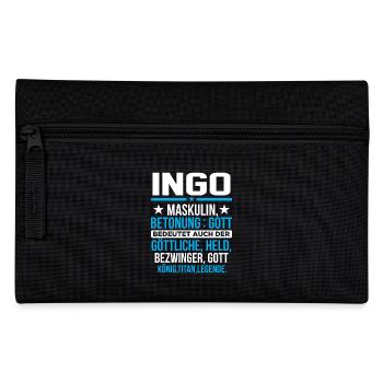 INGO - Titan - Federtasche - Schwarz - Vorne