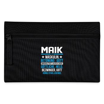 MAIK - Titan - Federtasche - Schwarz - Vorne