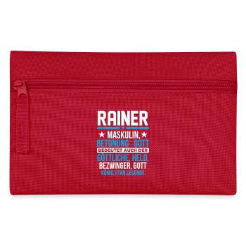 RAINER - Titan - Federtasche - Rot - Vorne