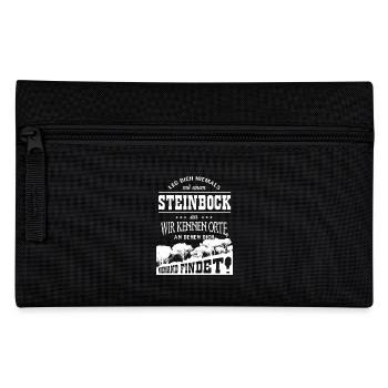 Steinbock - Federtasche - Schwarz - Vorne