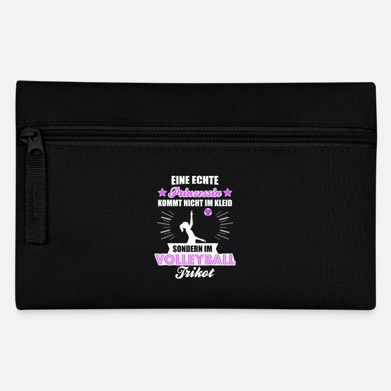 eine Echte Prinzessin kommt nicht im kleid sondern - Federtasche - Schwarz
