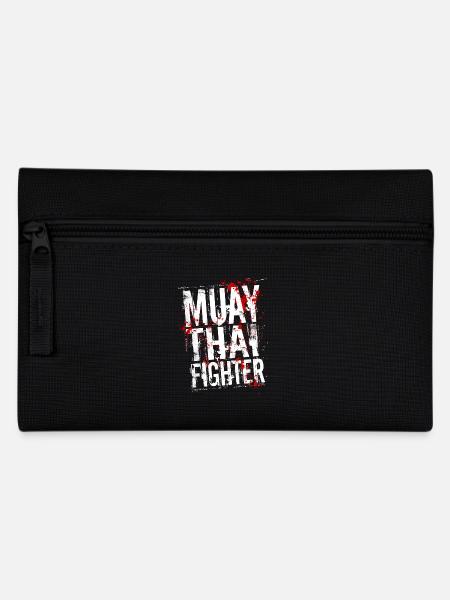 Muay Thai fighter blanc - Trousse - noir
