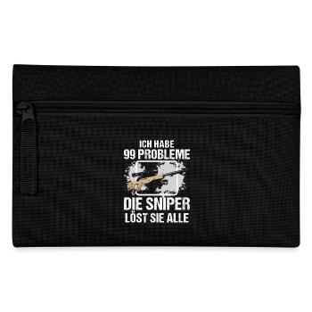 Sniper - sniper löst alle - Federtasche - Schwarz - Vorne