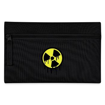 Atom Symbol Graffiti - Pencil Case - black - Front