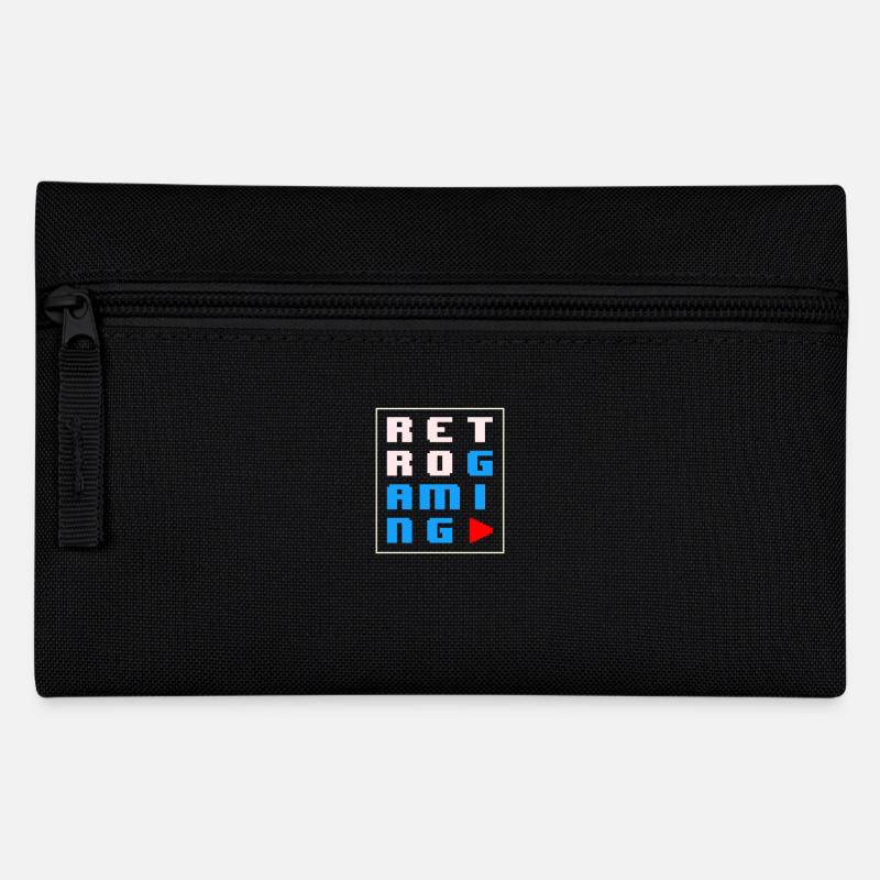 Retrogaming - Federtasche - Schwarz