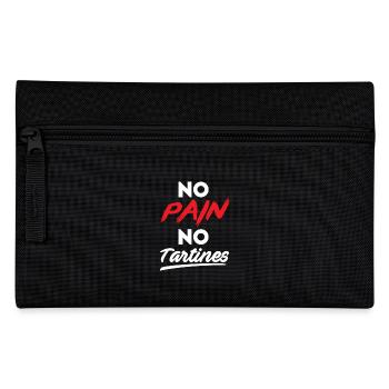 No pain no tartines - Trousse - noir - Devant