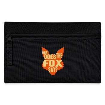 What Does The Fox Say - Federtasche - Schwarz - Vorne