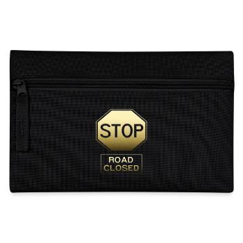 STOP - Pencil Case - black - Front