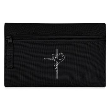 Poledance Pole Tanzen Polefitness Poledancer - Federtasche - Schwarz - Vorne