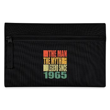 Geboren 1965 The Man The Myth Geburtstag - Federtasche - Schwarz - Vorne