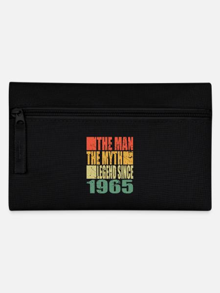 Geboren 1965 The Man The Myth Geburtstag - Federtasche - Schwarz