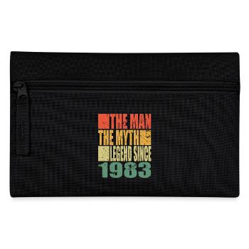 Geboren 1983 The Man The Myth Geburtstag - Federtasche - Schwarz - Vorne